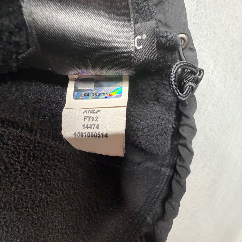 The North Face Denali Fleece Jacket Black Womens Medium ANLP FT12 Polartec Zip - Picture 4 of 8